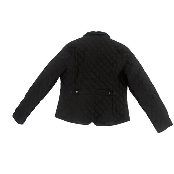 Eddie Bauer 650 Fill Power Premium Goose Down Black Jacket Women’s M Quilted - Picture 8 of 12